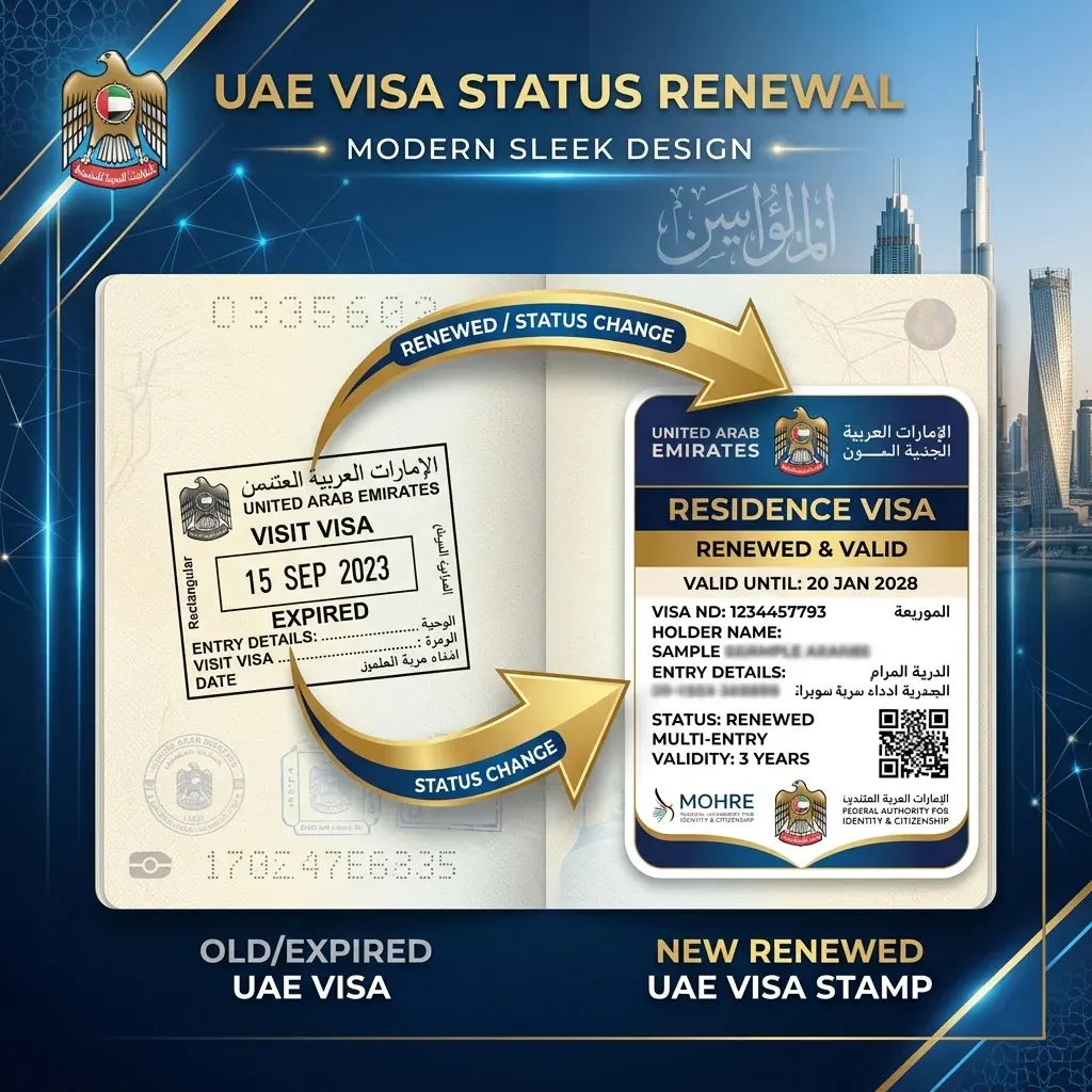 UAE Visa Change (Inside Country)