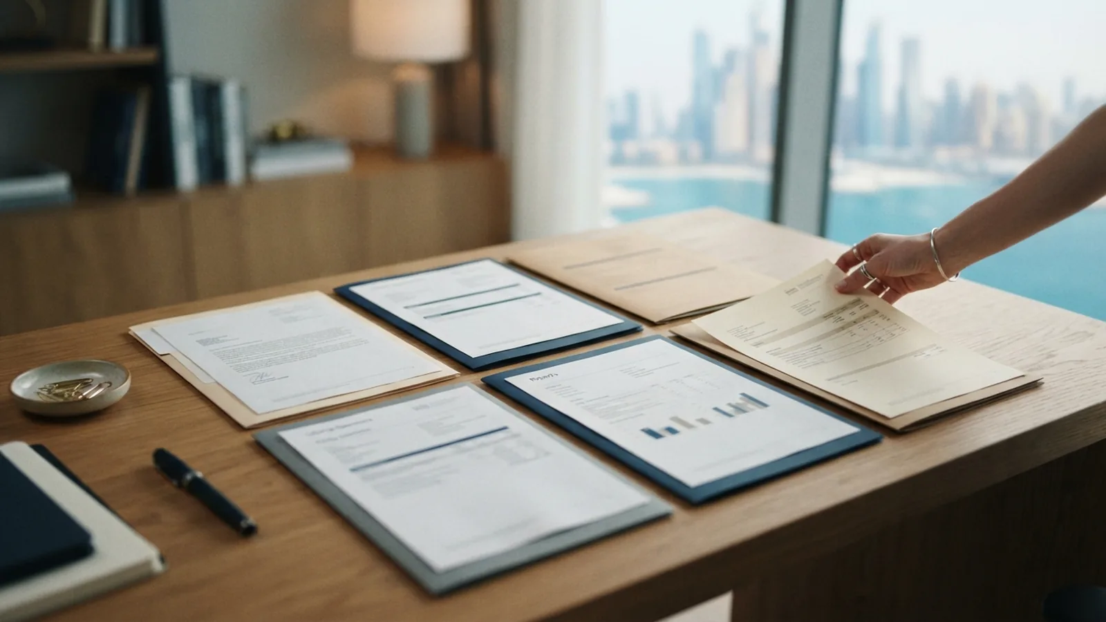 Clearance letters and utility statements arranged for a company closure file